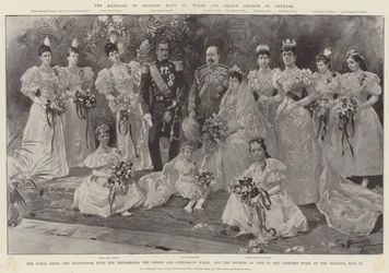 Het huwelijk van prinses Maud van Wales en prins Charles van Denemarken